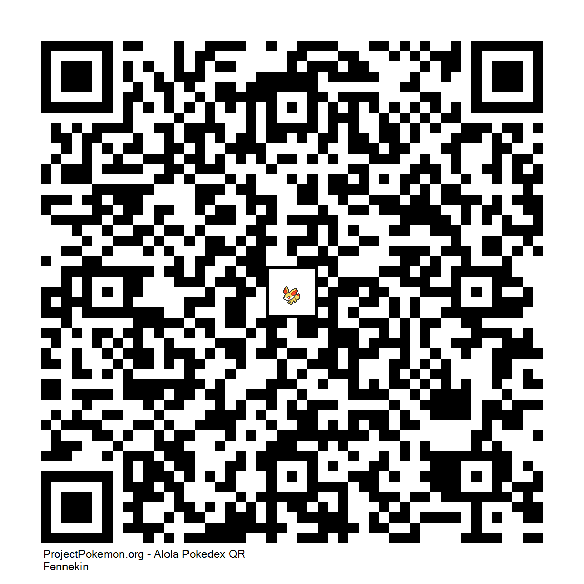 Cdigo QR de Fennekin